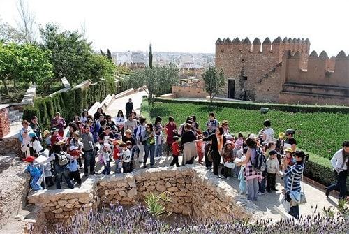 Alcazaba de Almería con niños