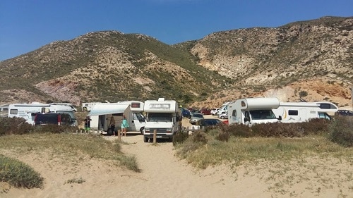 cabo de gata en camper y autocaravana