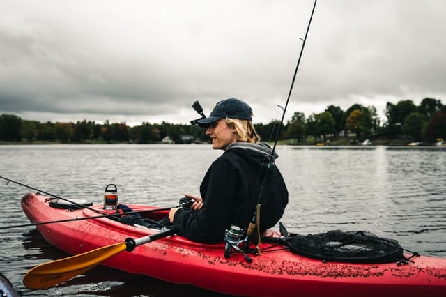 kayak en invierno 