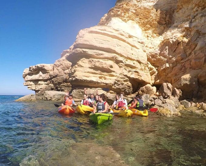 kayak en cabo de gata