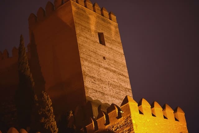 castillo roquetas de mar