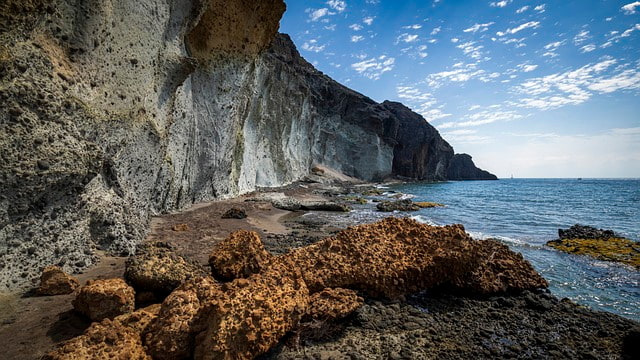 Acantilados en Cabo de Gata